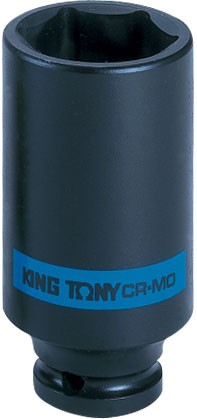 Головка торцевая ударная глубокая шестигранная 1/2', 29 мм KING TONY 443529M