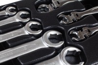 Набор разрезных ключей стандартных и гибких, 6 - 19 мм, 8 пр., в ложементе ACK-384102