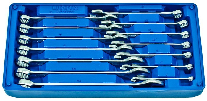 Набор ключей комбинированных, 8-24мм., 14пр., в ложементе-кейсе ACK-B3007