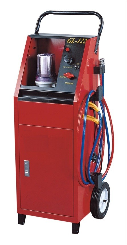 Пневматическая установка для промывки масляной системы ДВС GL-122 