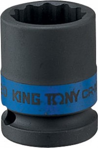 Головка торцевая ударная двенадцатигранная 3/4', 36 мм KING TONY 653036M