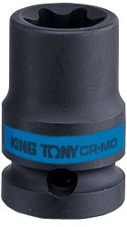 Головка торцевая ударная TORX Е-стандарт 1/2', E10, L = 38 мм KING TONY 457510M