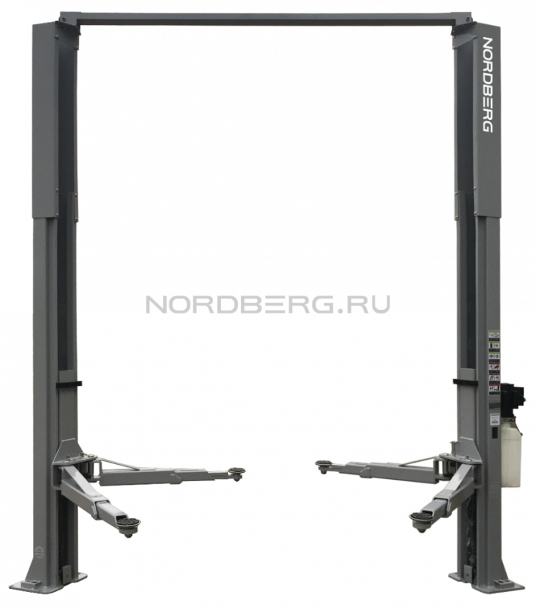 Подъемник NORDBERG N4123H-4,5T двухстоечный с верхней синхронизацией, г/п 4 тонны  NORDBERG N4123H-4,5T