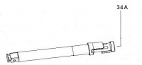 Ремкомплект для гайковерта 33621-075, ось удлиненная KING TONY 33621-B34A
