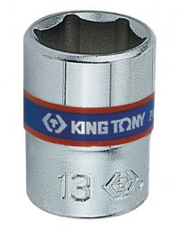 Головка торцевая стандартная шестигранная 1/4', 7 мм KING TONY 233507M