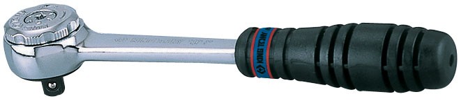 Трещотка 1/4', 140 мм, 72 зубца, дисковый механизм KING TONY 2755-55G