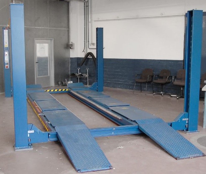 Подъемник четырехстоечный для сход-развала Nussbaum COMBI LIFT 4.50 H A
