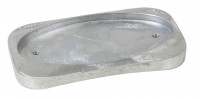 Алюминиевая подкладка нагревательной плиты, контур. 230Х150 мм 517 3963