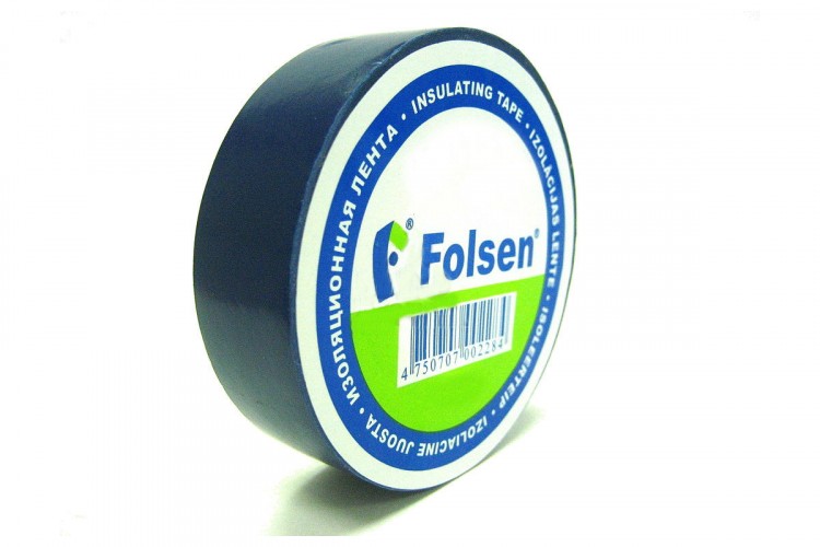 Изоляционная лента Folsen 19ммx20м черная 012504