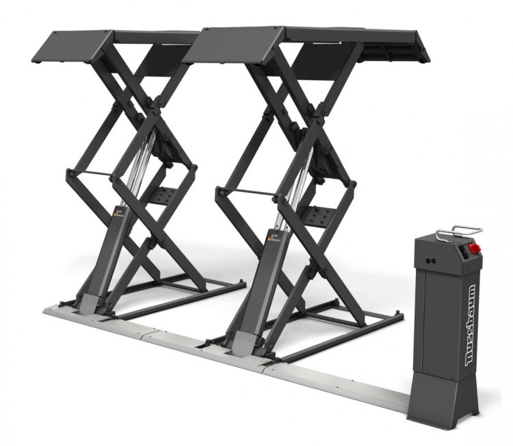 Подъемник ножничный короткий г/п 3200 кг. напольный JUMBO LIFT NT 3200