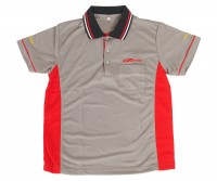 Рубашка-поло мужская с коротким рукавом, размер L (100% полиэстер) JTC-D01L