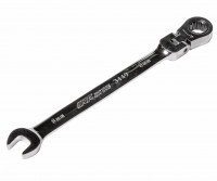 Ключ комбинированный 8х8мм трещоточный шарнирный JTC-3449