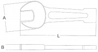 Ключ рожковый ударный 41 мм AWT-IHP041