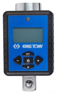Электронный динамометрический адаптер 1/2', 40-200 Нм, кейс KING TONY 34407-1A